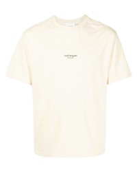 T-shirt girocollo beige di Axel Arigato