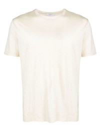 T-shirt girocollo beige di Boglioli