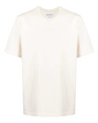 T-shirt girocollo beige di Bottega Veneta