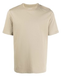 T-shirt girocollo beige di Bottega Veneta