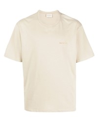 T-shirt girocollo beige di Buscemi
