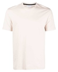 T-shirt girocollo beige di Calvin Klein