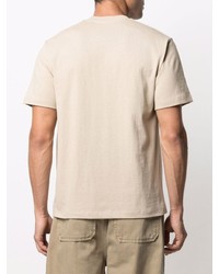 T-shirt girocollo beige di Danton