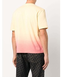 T-shirt girocollo beige di Lanvin
