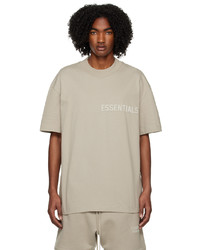 T-shirt girocollo beige di Essentials