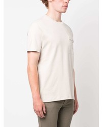 T-shirt girocollo beige di Herno