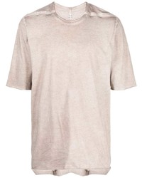 T-shirt girocollo beige di Isaac Sellam Experience