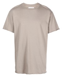 T-shirt girocollo beige di John Elliott