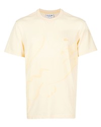 T-shirt girocollo beige di Lacoste
