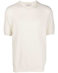 T-shirt girocollo beige di Laneus