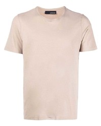 T-shirt girocollo beige di Lardini