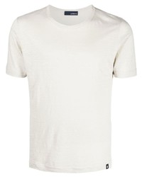 T-shirt girocollo beige di Lardini