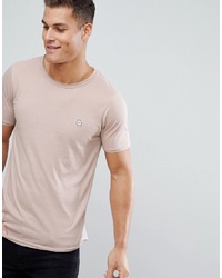 T-shirt girocollo beige di Le Breve