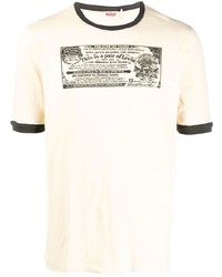 T-shirt girocollo beige di Levi's