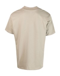 T-shirt girocollo beige di Alpha Industries