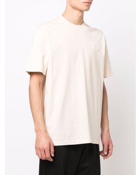 T-shirt girocollo beige di Y-3