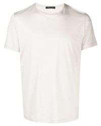 T-shirt girocollo beige di Loro Piana