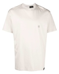 T-shirt girocollo beige di Low Brand