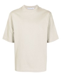 T-shirt girocollo beige di Off-White