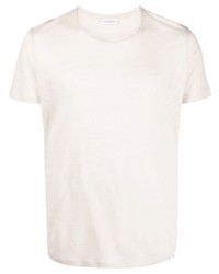 T-shirt girocollo beige di Orlebar Brown