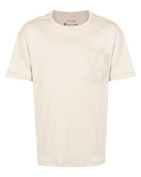T-shirt girocollo beige di OSKLEN