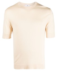 T-shirt girocollo beige di PT TORINO