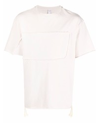 T-shirt girocollo beige di Reebok