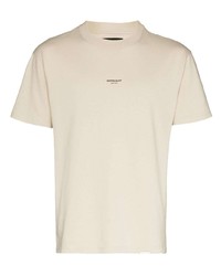 T-shirt girocollo beige di Represent