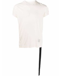 T-shirt girocollo beige di Rick Owens DRKSHDW