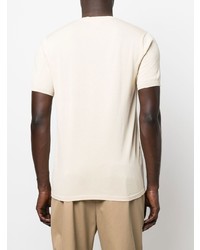 T-shirt girocollo beige di Aspesi
