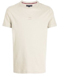 T-shirt girocollo beige di Tommy Hilfiger