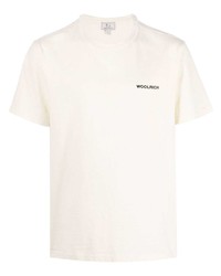 T-shirt girocollo beige di Woolrich