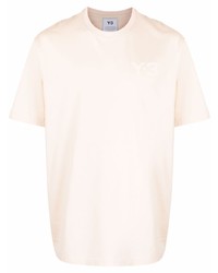 T-shirt girocollo beige di Y-3