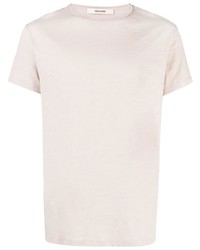 T-shirt girocollo beige di Zadig & Voltaire