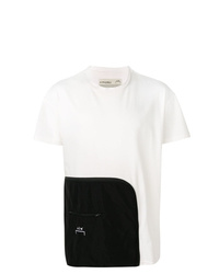 T-shirt girocollo bianca e nera di A-Cold-Wall*