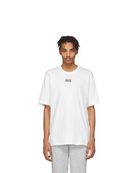 T-shirt girocollo bianca e nera di adidas Originals