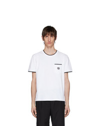 T-shirt girocollo bianca e nera di Kenzo