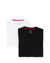 T-shirt girocollo bianca e nera di Loveless