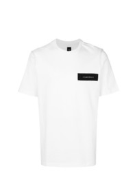 T-shirt girocollo bianca e nera di Oamc