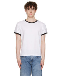 T-shirt girocollo bianca e nera di Second/Layer