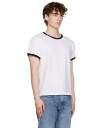 T-shirt girocollo bianca e nera di Second/Layer