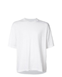 T-shirt girocollo bianca di 321