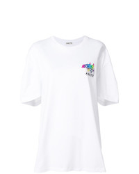 T-shirt girocollo bianca di Aalto