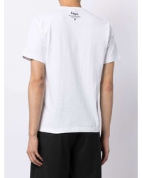T-shirt girocollo bianca di AAPE BY A BATHING APE