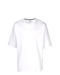 T-shirt girocollo bianca di adidas
