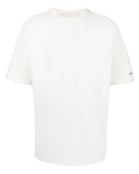 T-shirt girocollo bianca di agnès b.