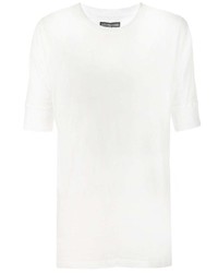 T-shirt girocollo bianca di Alexandre Plokhov