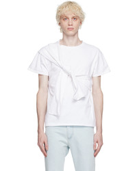 T-shirt girocollo bianca di Alled-Martinez