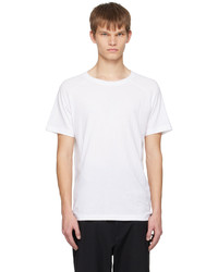T-shirt girocollo bianca di Alo
