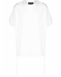 T-shirt girocollo bianca di Andrea Ya'aqov
